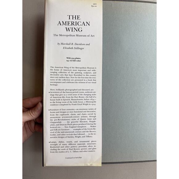 The American Wing The Metropolitan Museum Of Art Hardcover Book 1987. GUC. - Picture 8 of 11